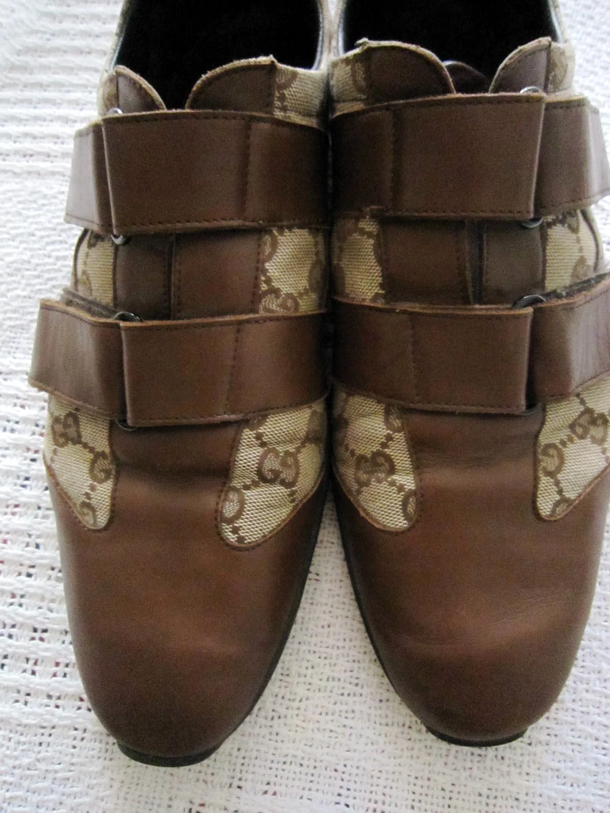 Gucci Mens Brown GG Guccissima Leather Shoes — image 2