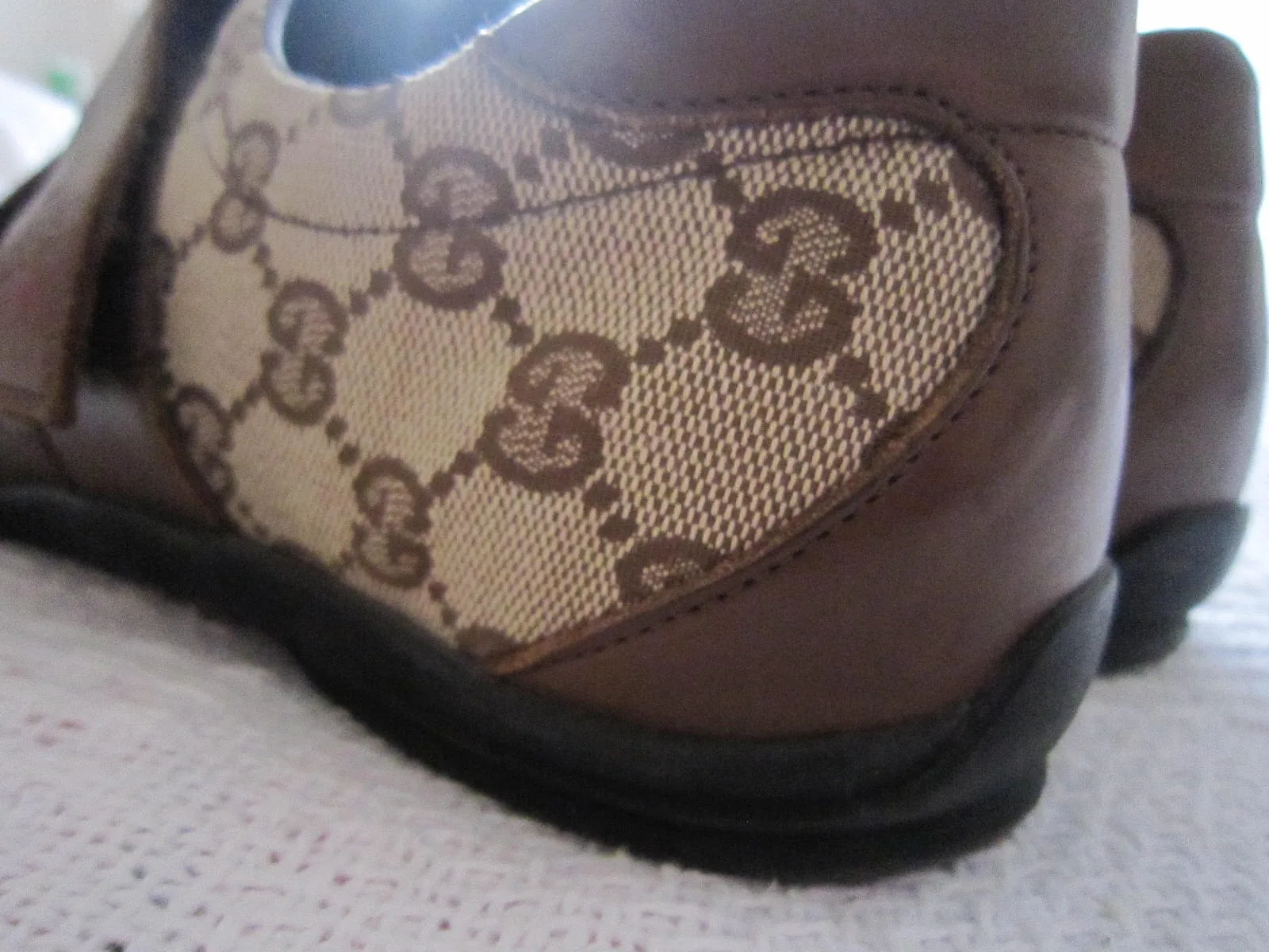 Gucci Mens Brown GG Guccissima Leather Shoes — image 5