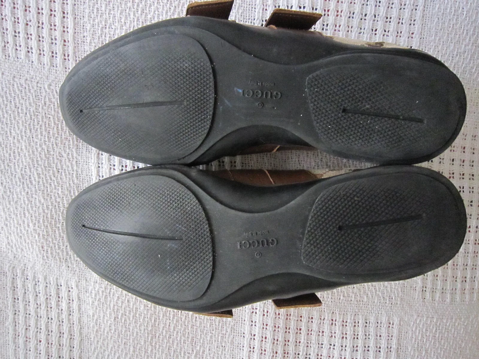 Gucci Mens Brown GG Guccissima Leather Shoes — image 6