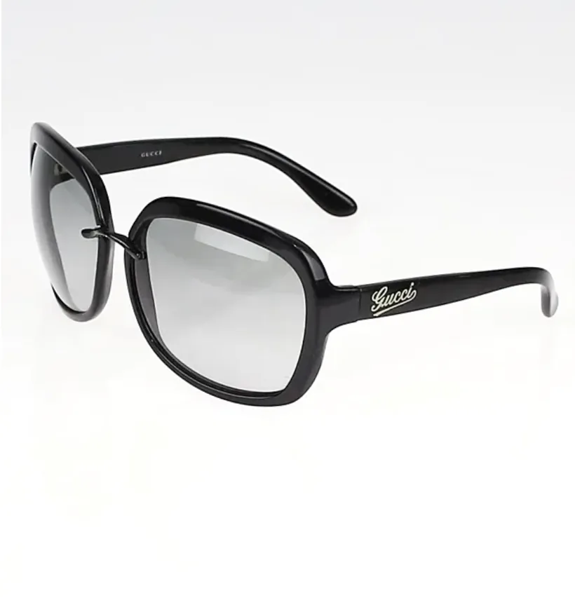 Gucci Black Frame Gradient Tint Sunglasses — image 2