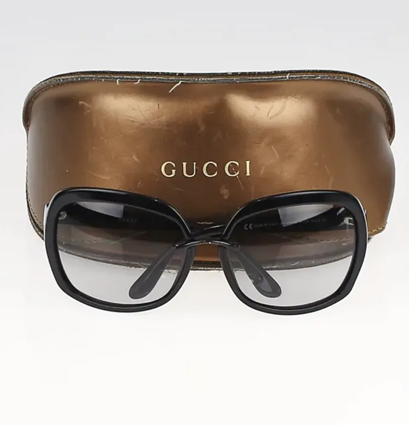 Gucci Black Frame Gradient Tint Sunglasses — image 3