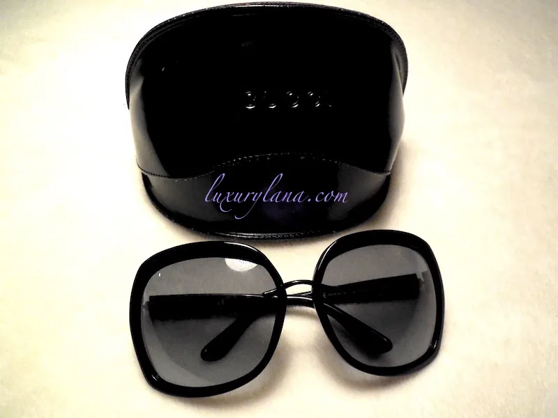 Gucci Black Frame Gradient Tint Sunglasses — image 8