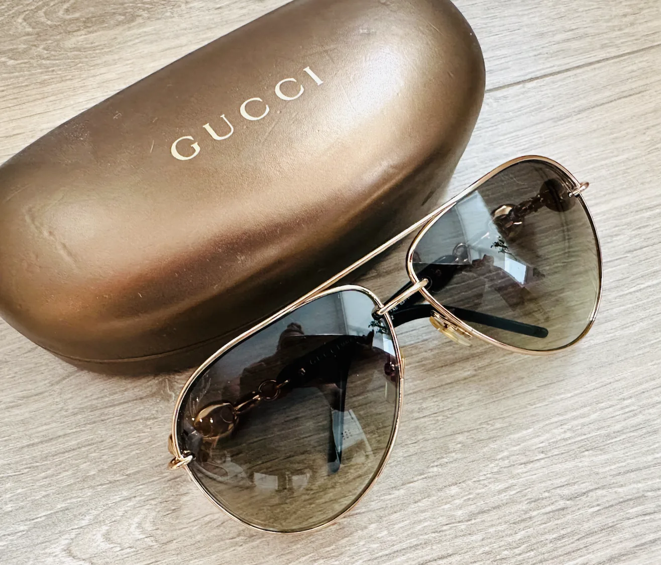 Gucci Marina Chain Aviator Sunglasses GG 4225/S — image 3