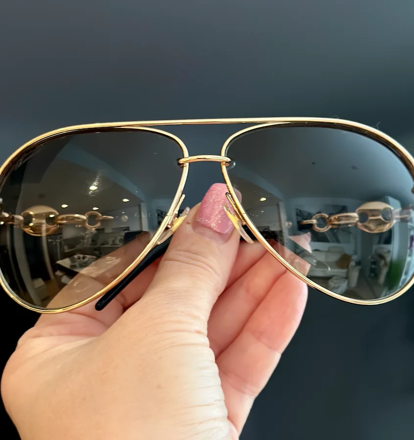 Gucci Marina Chain Aviator Sunglasses GG 4225/S — image 5