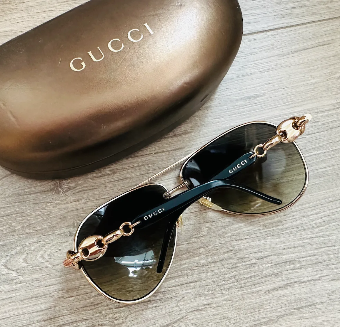 Gucci Marina Chain Aviator Sunglasses GG 4225/S — image 6