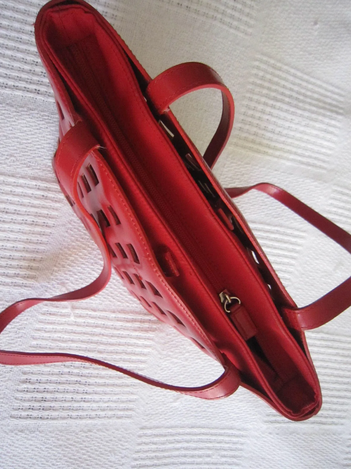 Holt Renfrew Red Cage Tote — image 3