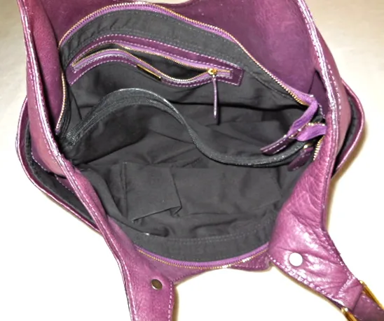 Jimmy Choo Bree Purple Leather Tote — image 4