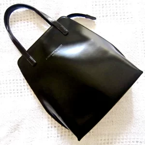 Katharine Hamnett London Black Leather Handbag