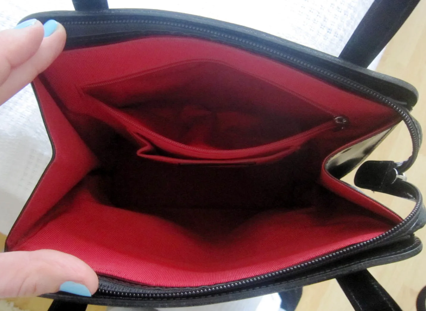 Katharine Hamnett London Black Leather Handbag — image 6