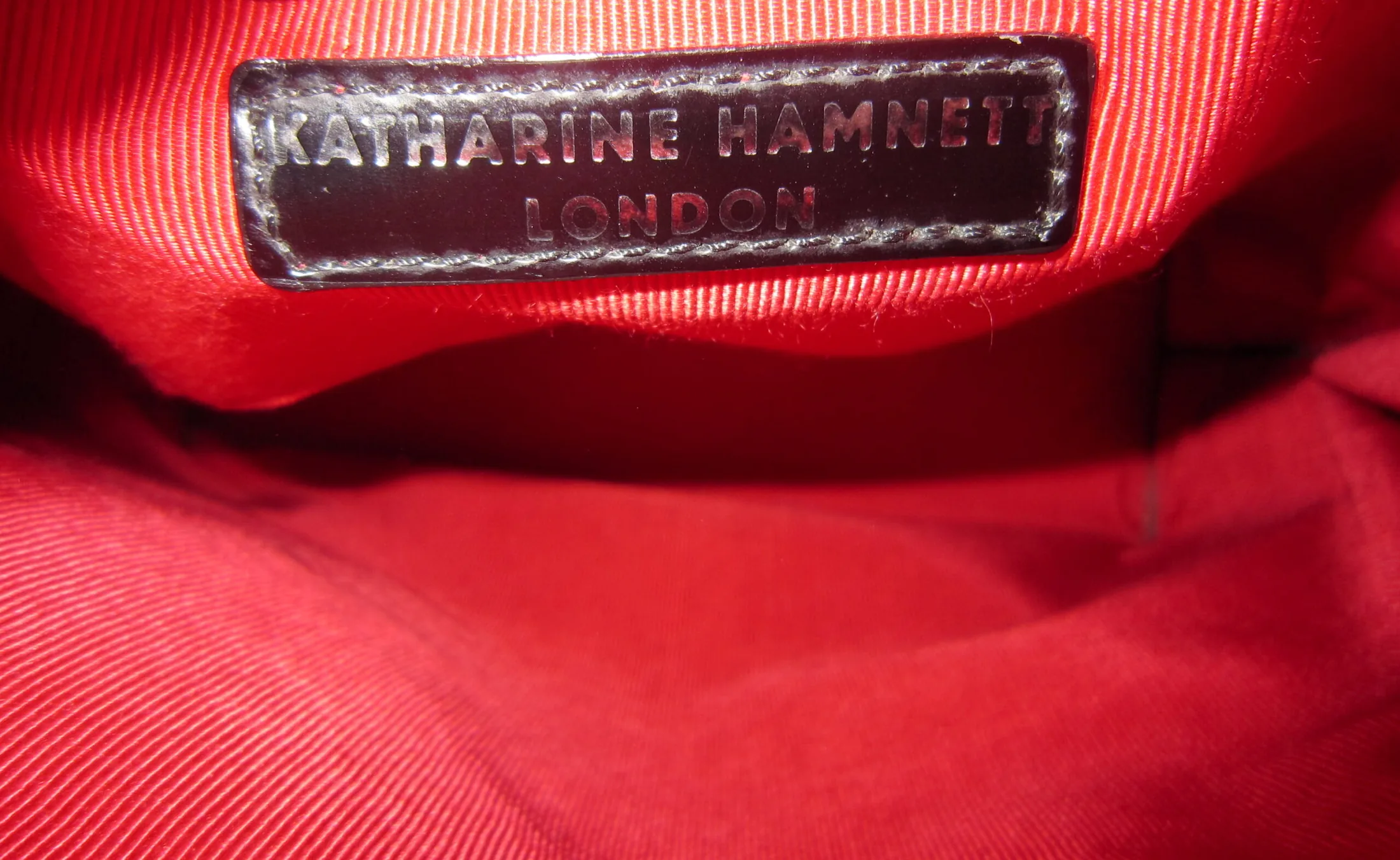 Katharine Hamnett London Black Leather Handbag — image 7