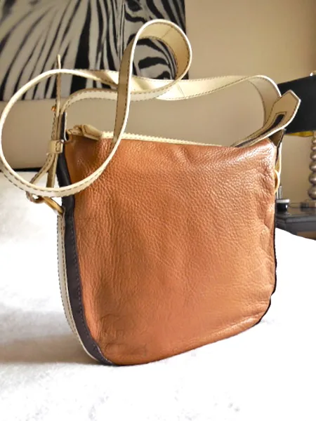Lancel Brown Leather Crossbody — image 2