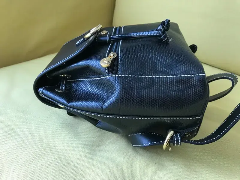 Lancel Paris Black Leather Elsa Mini Backpack — image 5