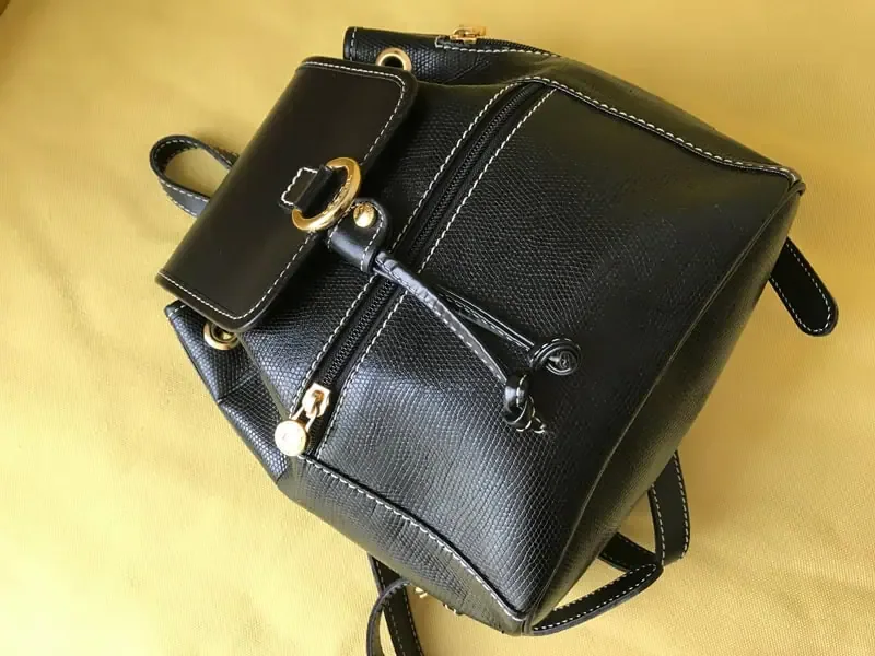 Lancel Paris Black Leather Elsa Mini Backpack — image 7