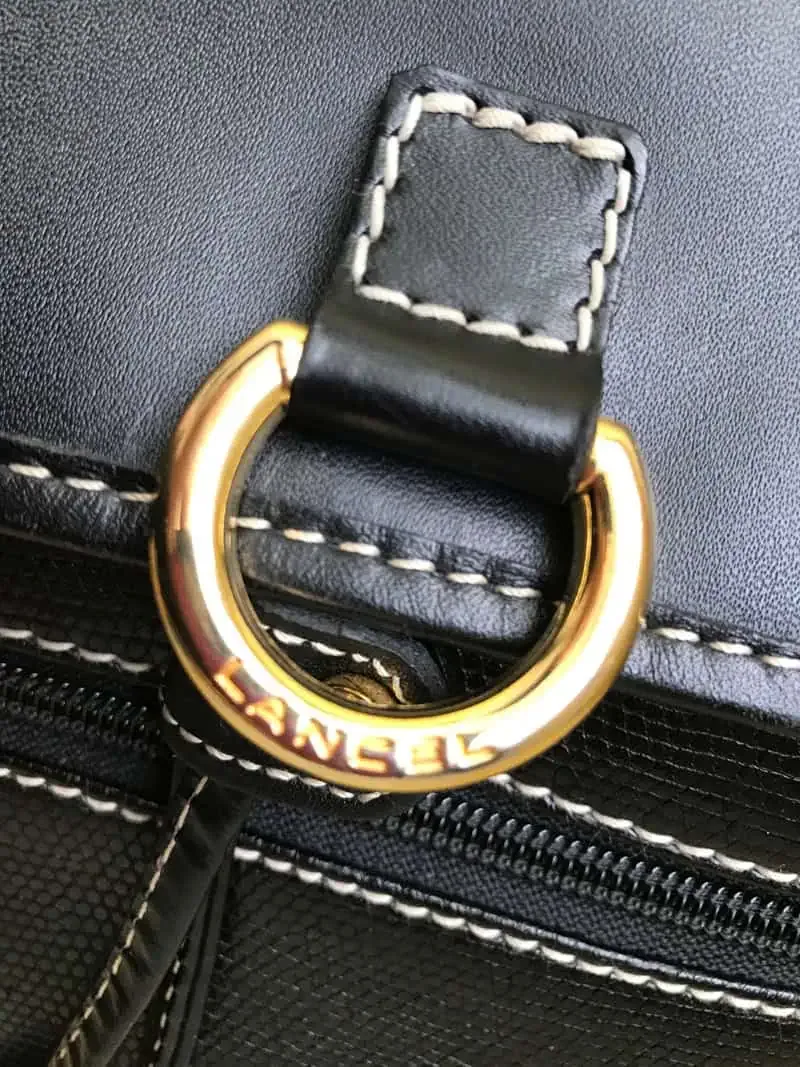 Lancel Paris Black Leather Elsa Mini Backpack — image 10