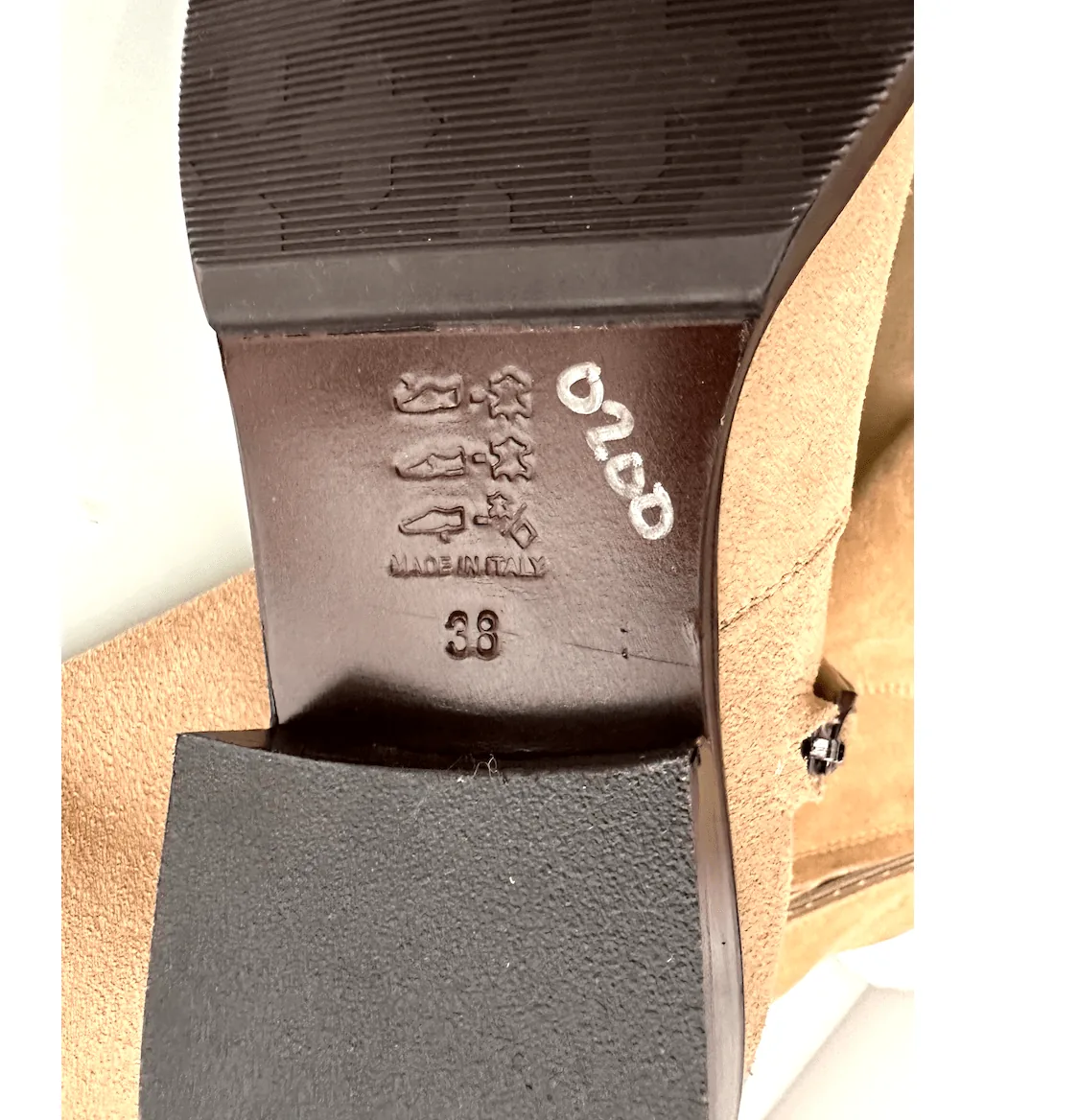 La Canadienne Tall Suede Boots in Biscotti Beige — image 7