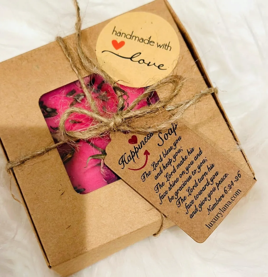 Handmade Natural Luxury Soap Bars: Rose/Lavender/Sweet Mandarin/Rosemarie — image 3