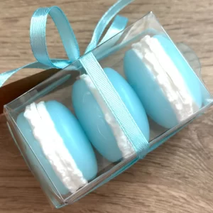 Handmade Pretty Macaroons Soap Set of 3 in Box