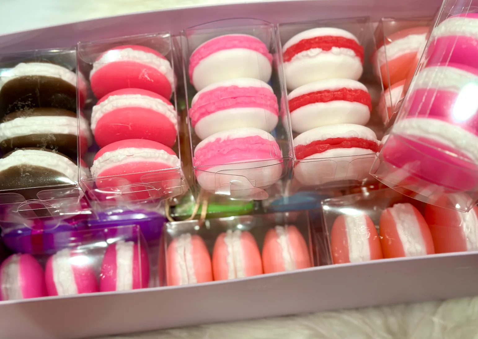Handmade Pretty Macaroons Soap Set of 3 in Box — image 2