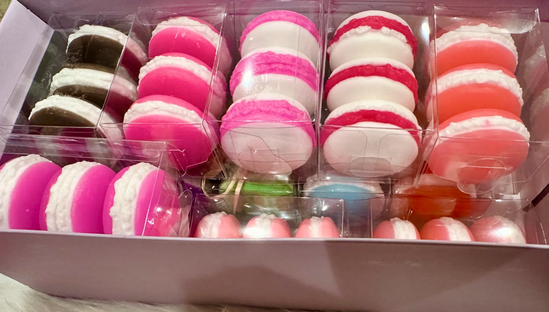 Handmade Pretty Macaroons Soap Set of 3 in Box — image 3