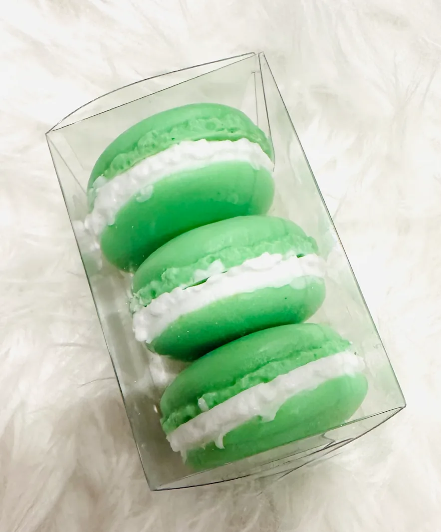 Handmade Pretty Macaroons Soap Set of 3 in Box — image 4