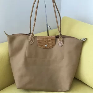 Longchamp Le Pliage Large Tan Tote