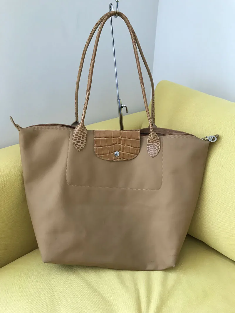 Longchamp Le Pliage Large Tan Tote