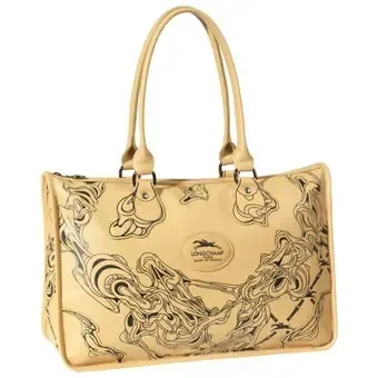 Rare Longchamp “Moerman Edition” Leather Tote
