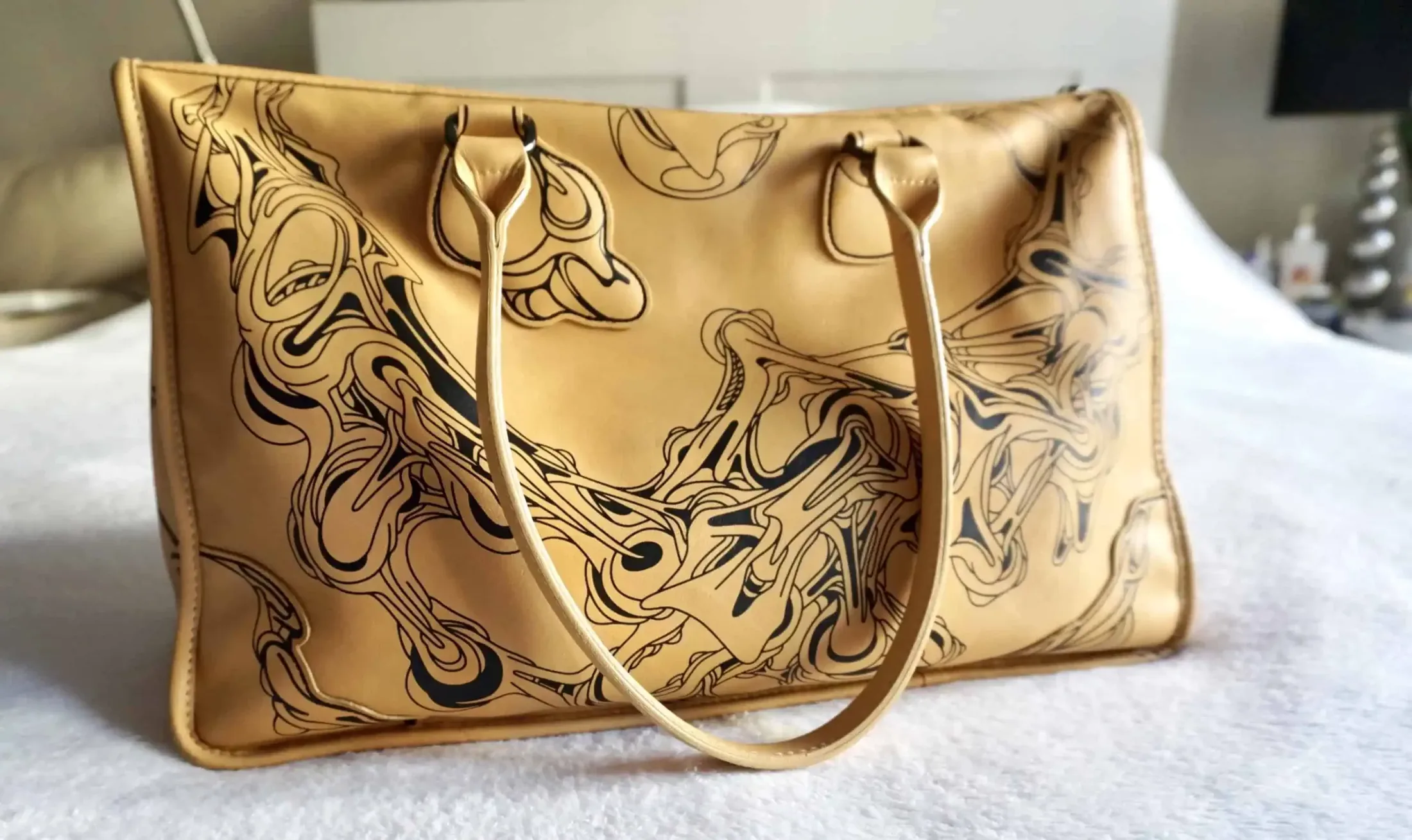Rare Longchamp “Moerman Edition” Leather Tote — image 3