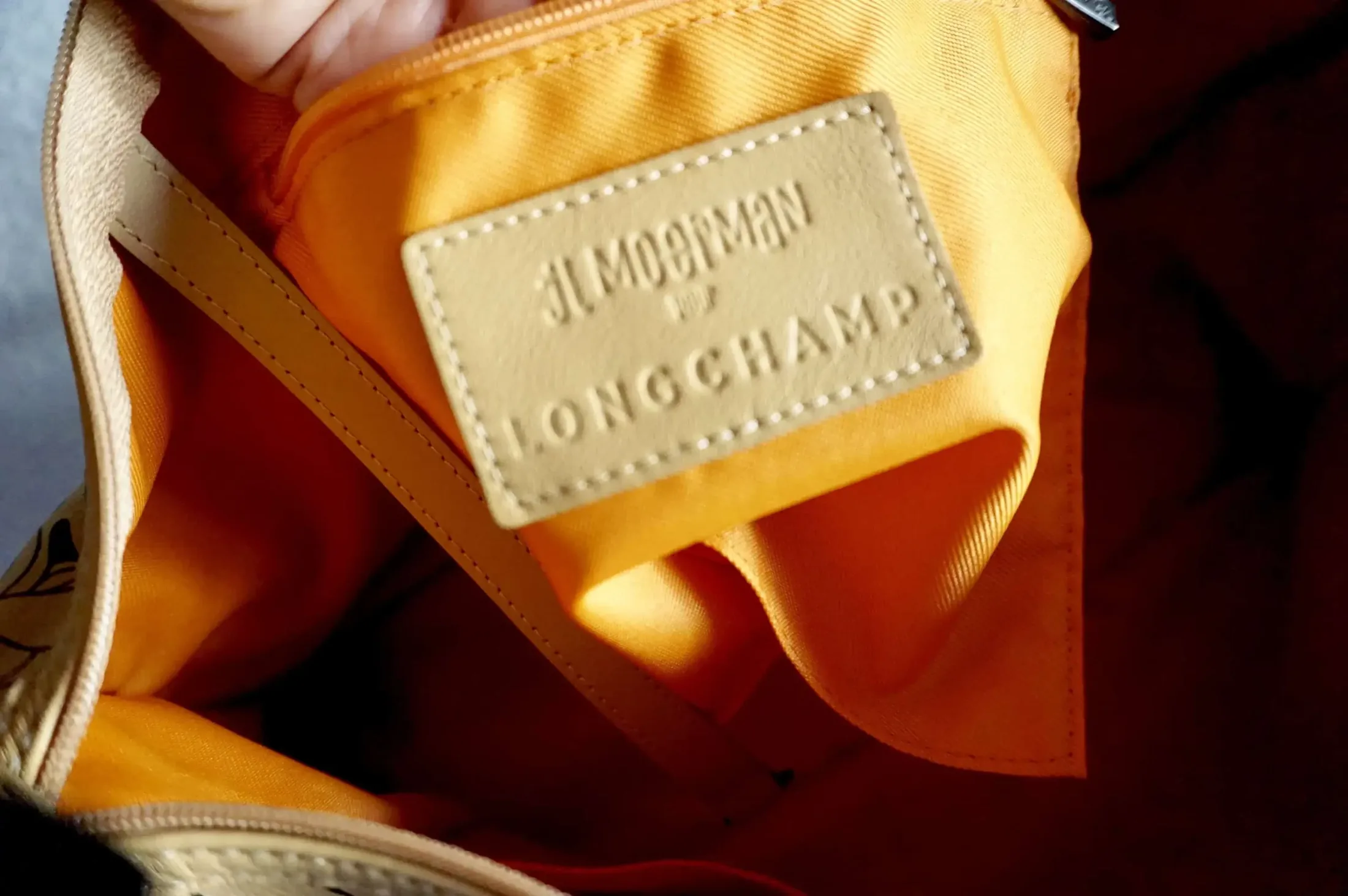 Rare Longchamp “Moerman Edition” Leather Tote — image 11