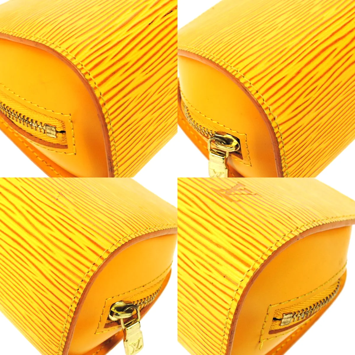 Louis Vuitton Dauphine Yellow Epi Leather Pouch — image 5
