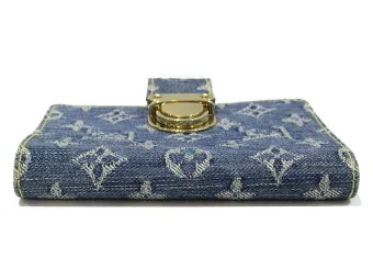 Monogram Blue Denim Agenda Day Planner — image 3