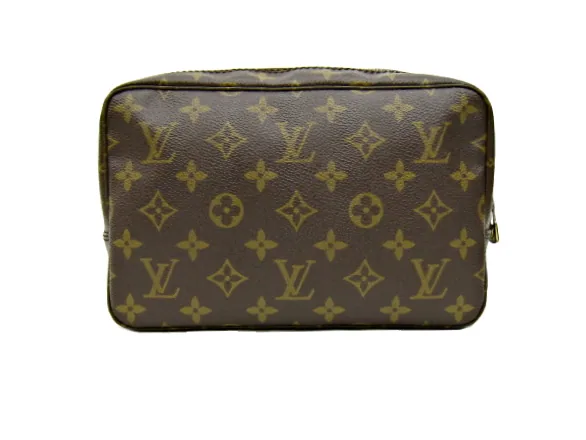 Monogram Trousse Canvas Toilette Pouch 23