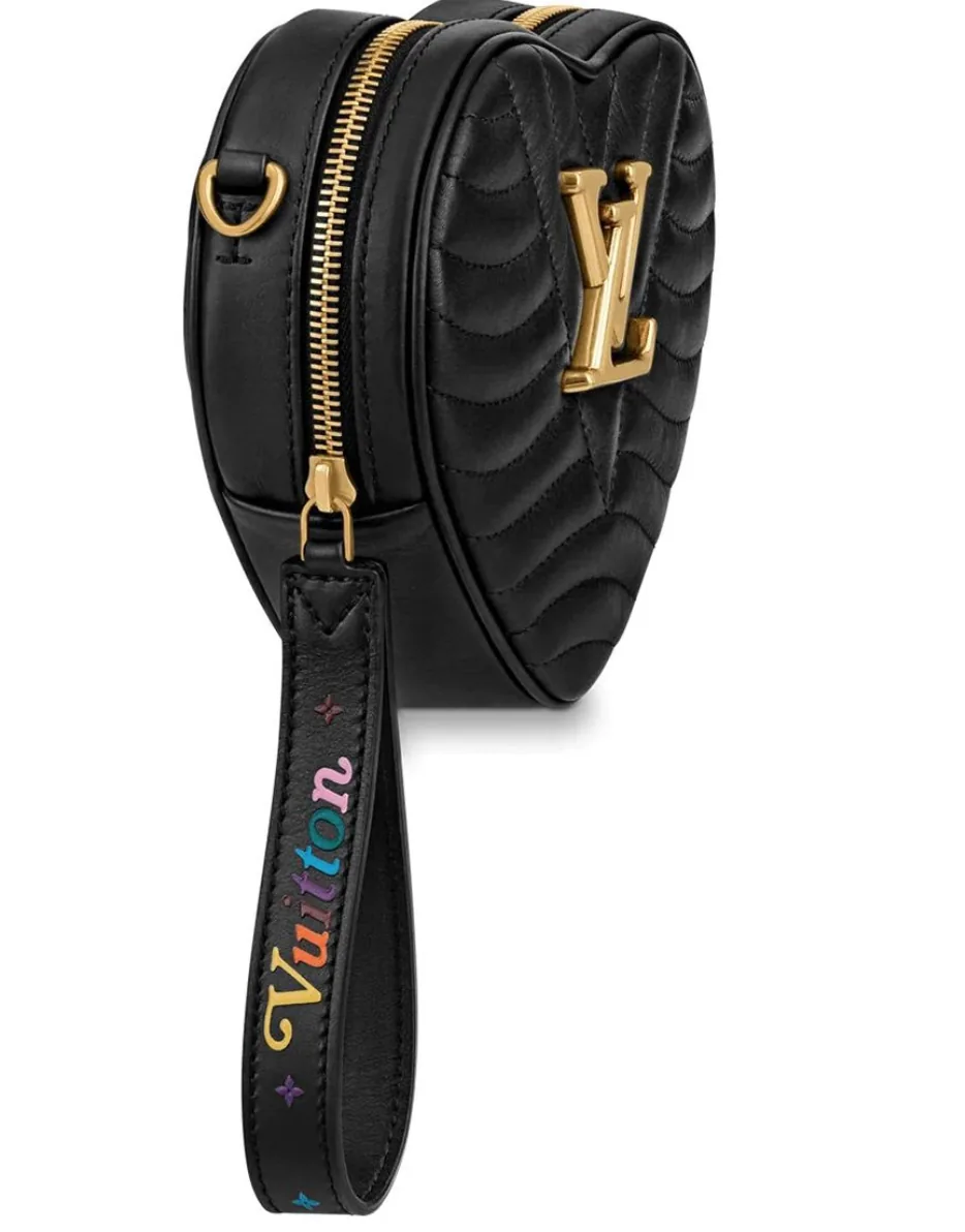 Louis Vuitton New Wave Black Calfskin Heart 3 IN 1 Pouch — image 6