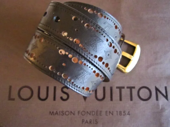 Phoenix Engraved Black Leather Belt — image 3