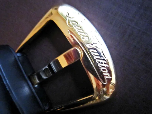 Phoenix Engraved Black Leather Belt — image 5