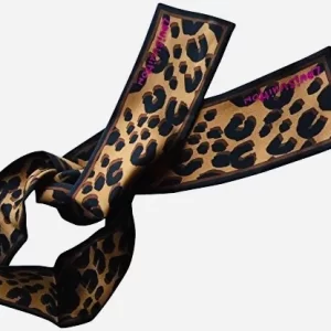 Stephen Sprouse Leopard Marron Silk Bandeau