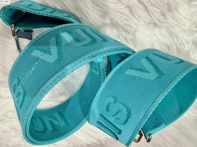 Rare Nylon Adjustable Shoulder Strap Turquoise — image 5