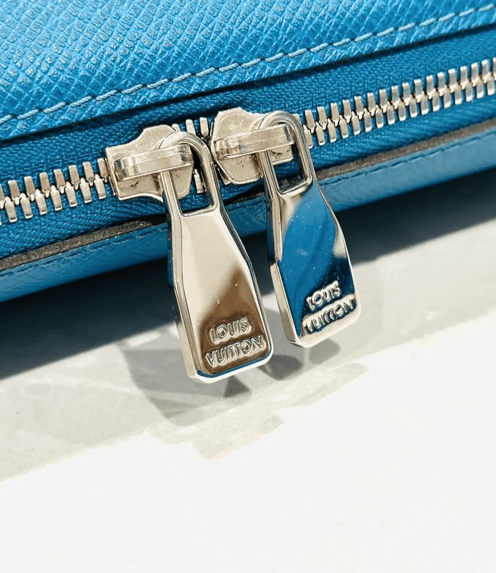 Blue Taiga Leather Grigori Messenger/Cross Body Bag — image 6
