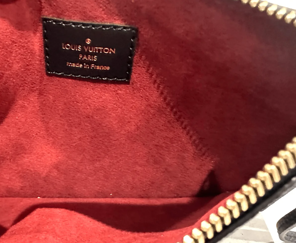 Giant MM Leather Clutch/Black & Beige Wristlet — image 4