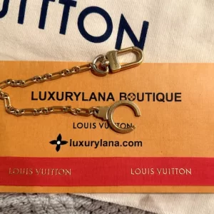 Goldtone Brass Bag Extender/Key Chain