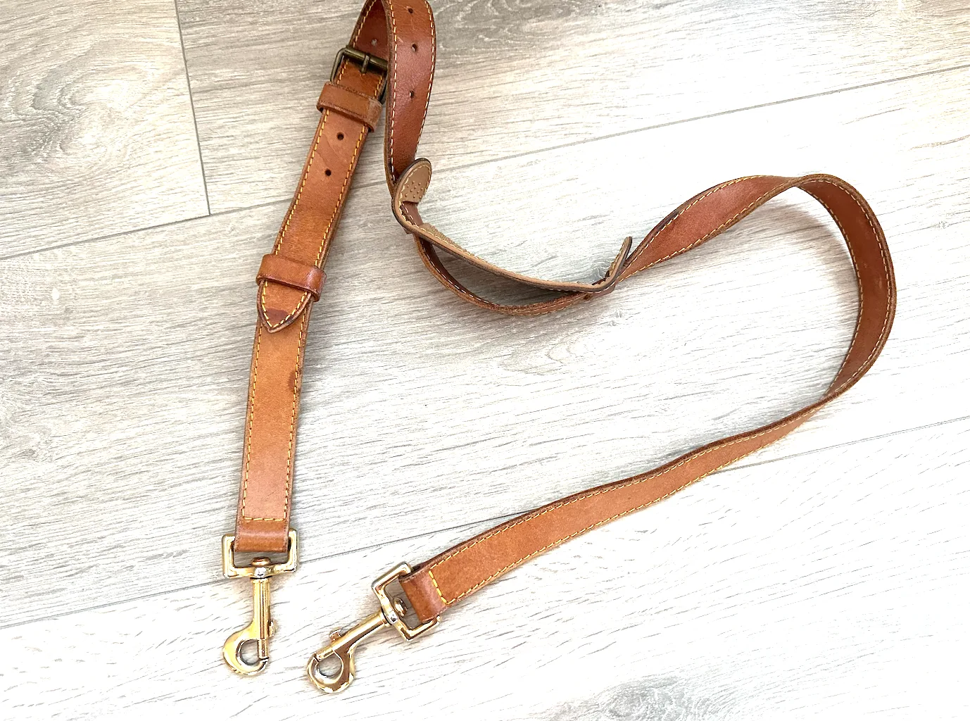 Louis Vuitton Vintage Vachetta Adjustable Leather Shoulder Strap Keepall/Etc. — image 2