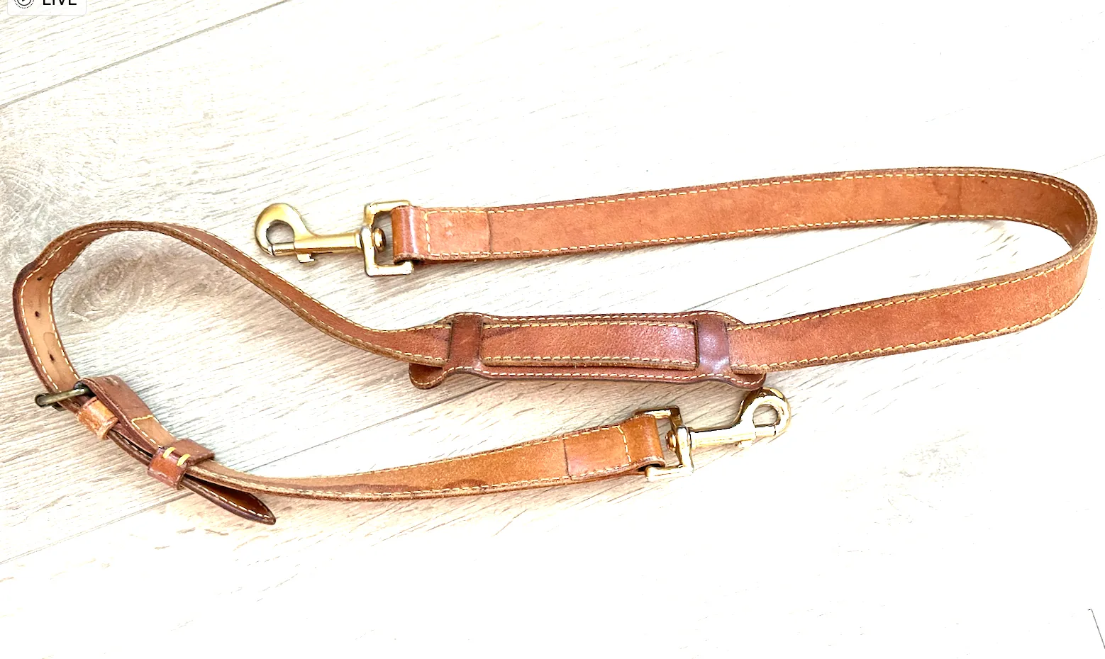 Louis Vuitton Vintage Vachetta Adjustable Leather Shoulder Strap Keepall/Etc. — image 3