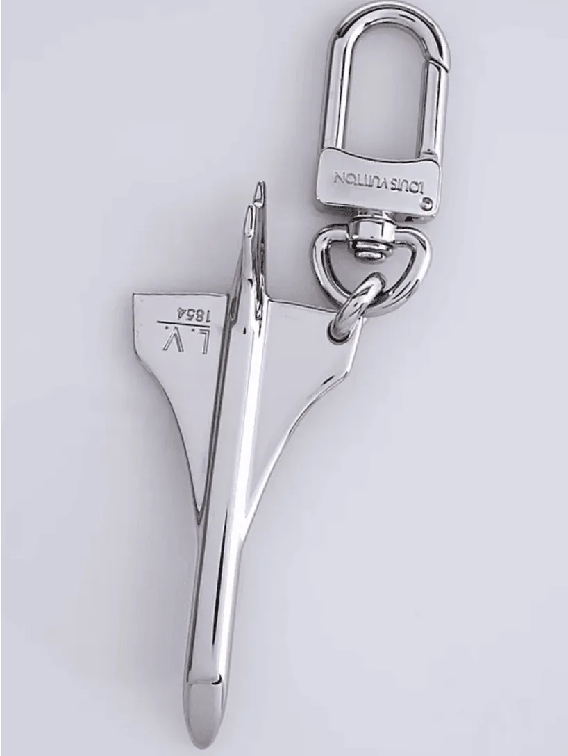 Louis Vuitton Airplane Silver Sky Tour Key Holder/Bag Charm — image 3