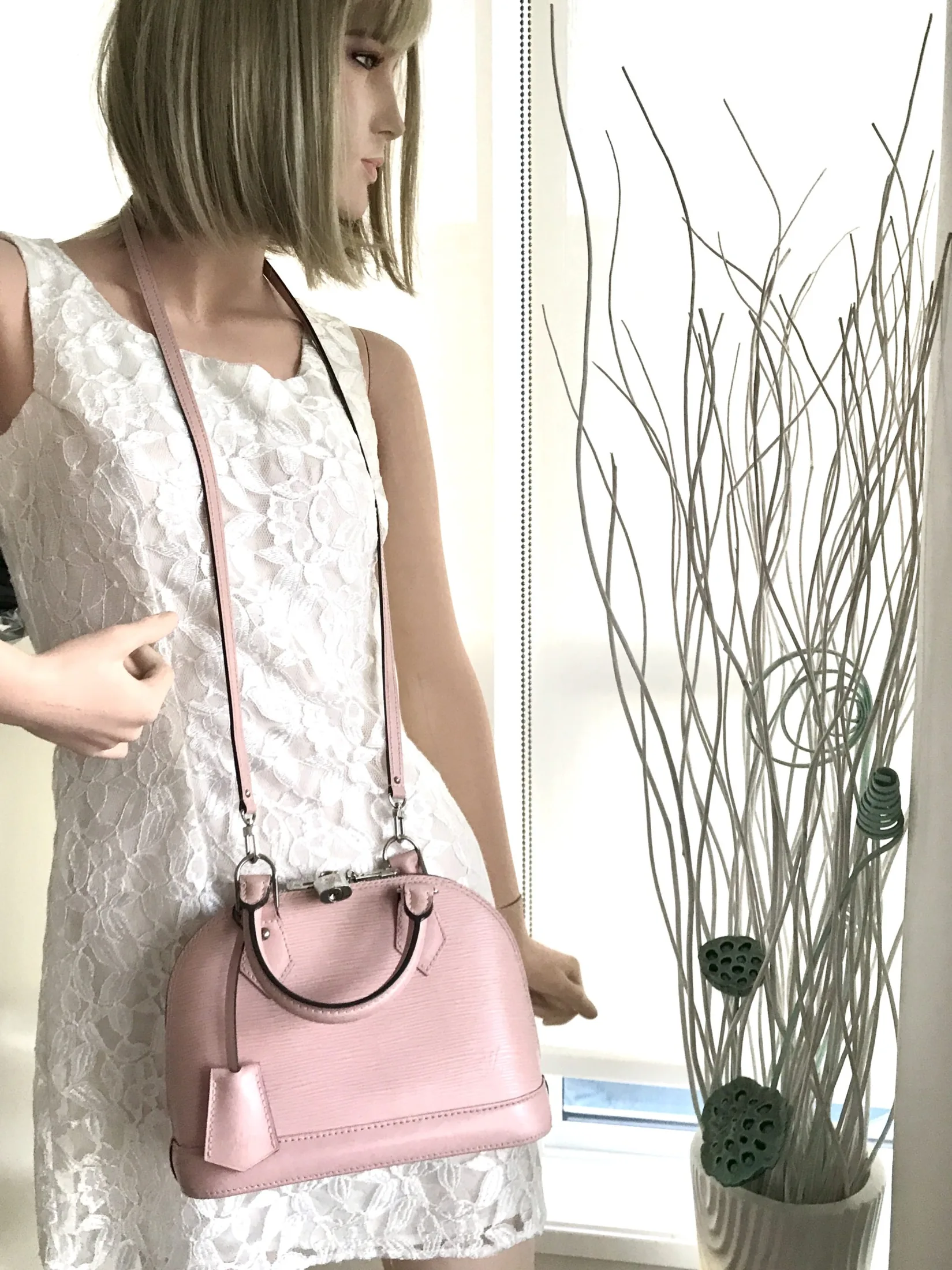 Louis Vuitton Alma BB Epi Leather Rose Ballerine — image 4