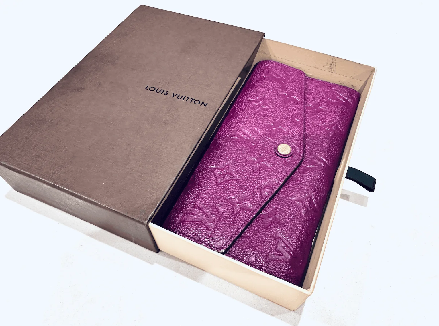 Amethyste Monogram Empreinte Leather Marais MM Satchel — image 18
