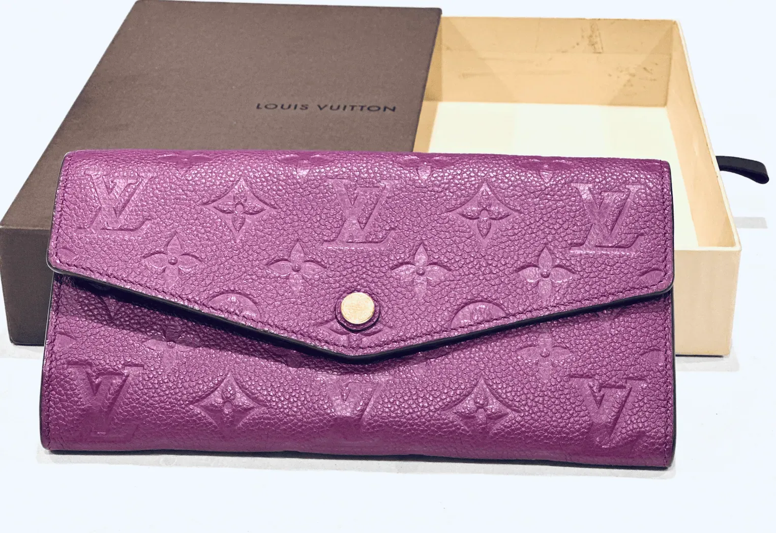 Amethyste Monogram Empreinte Leather Marais MM Satchel — image 19
