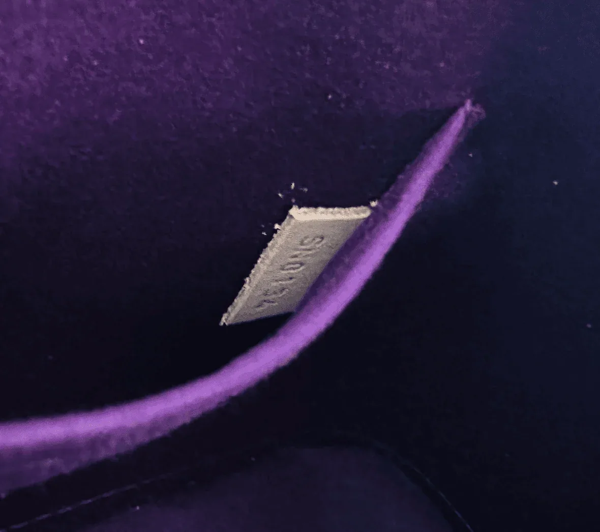 Amethysts Purple Monogram Vernis Leather Alma BB w/Strap — image 17