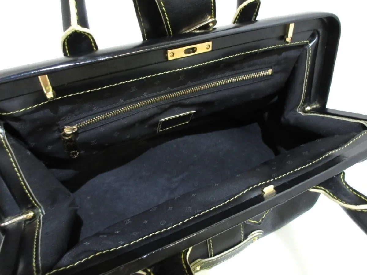 Louis Vuitton L’Ingenieux PM Black Leather Boston Bag — image 12