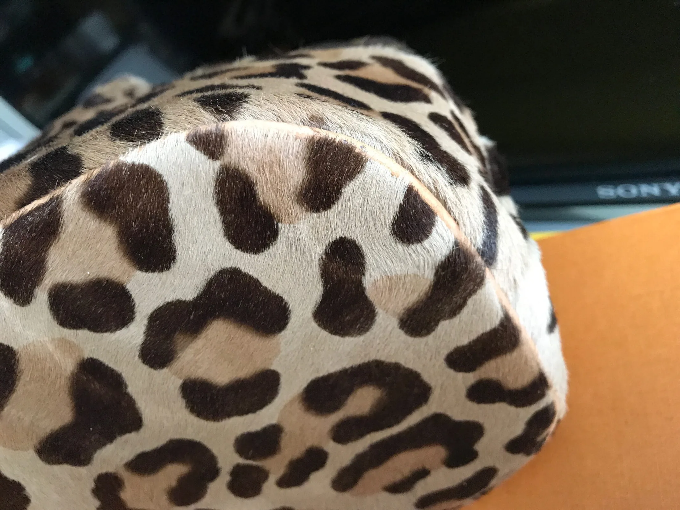 Azzedine Alaia Leopard Monogram Alma Handbag — image 12