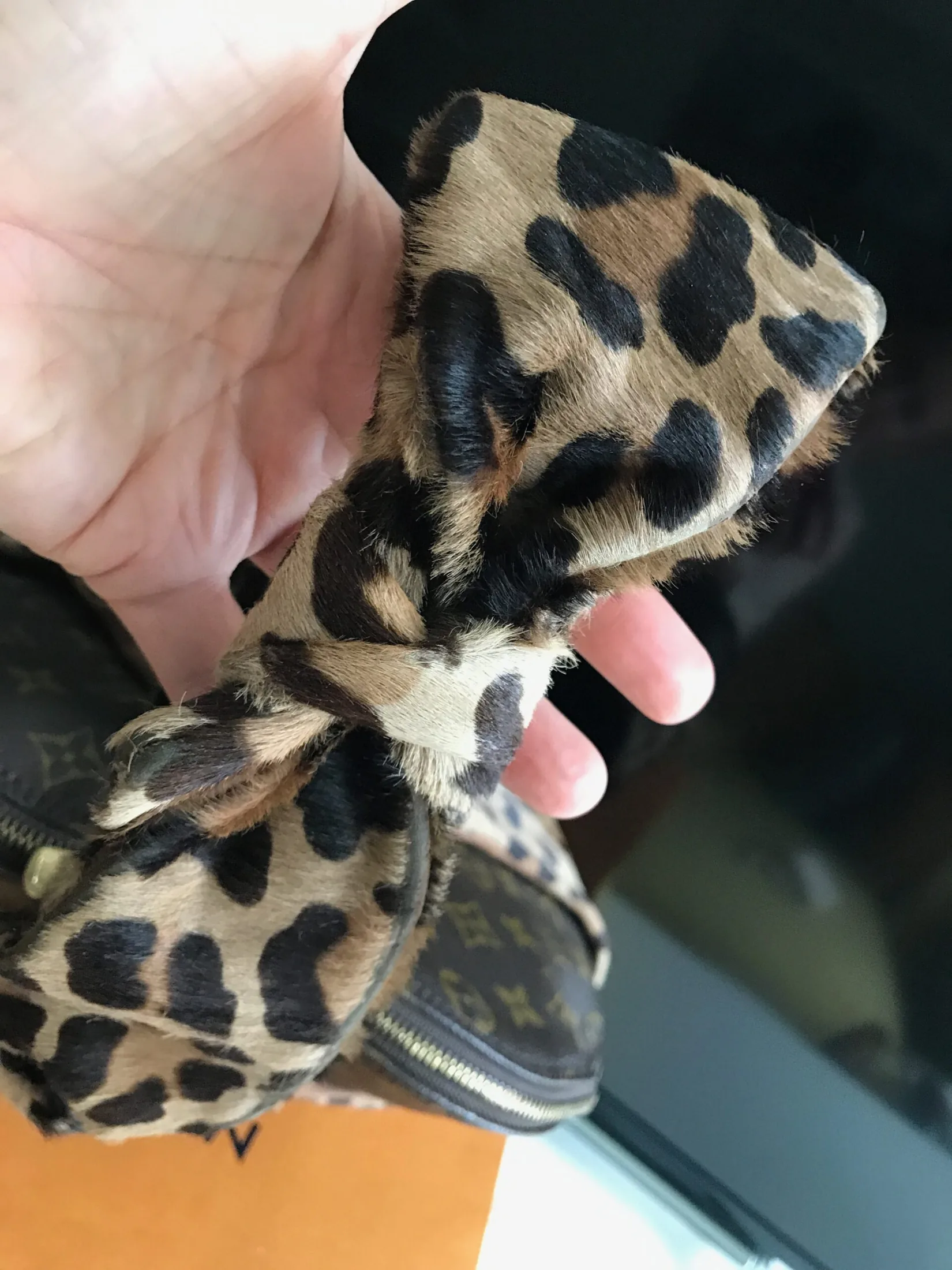 Azzedine Alaia Leopard Monogram Alma Handbag — image 15